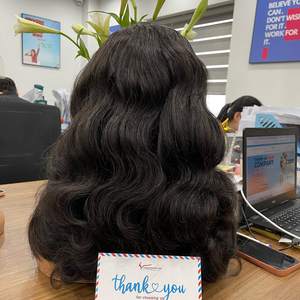 Prix d'usine, perruque vietnamienne naturelle ondulée de haute qualité, extensions de cheveux vierges, cuticules alignées, sans nœuds, mèches de perruque non traitées - Product Image 1
