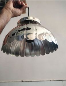 Handmade <b>Polished</b> <b>Chrome</b> Finish Brass Flower Ceiling Light Vintage Flush Mount Fixture - Product Image 4