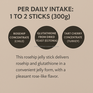 Suplemento antioxidante de belleza en Barra de gelatina de colágeno de rosa mosqueta hecho en Corea - Product Image 5