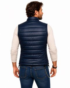 Chaleco Corto Metálico Brillante, Ropa de Moda para Mujer, Estilo Club - Product Image 3