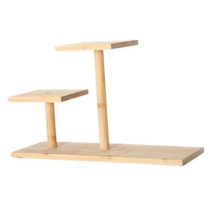 Small Tiered Wooden Plant <b>Stand</b> for Balcony Desktop Compact Multi Level Plant Holder for Home Decor - Product Image 1