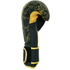 Gants de boxe en cuir professionnels avec logo personnalisé pour la protection lors de l'entraînement en extérieur - Product Image 5