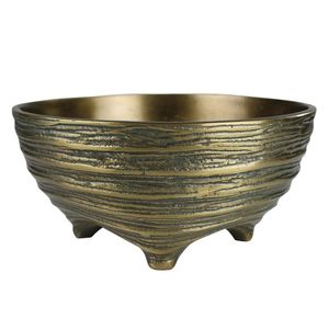 Embarcación Moderna de Lujo en Aluminio Ecológico |   Plato Trípode Escultural para Decoración del Hogar, Hoteles y Fiestas - Product Image 1