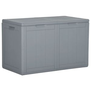 Caja de Almacenamiento Grande de Polipropileno Gris para Jardín - Product Image 2