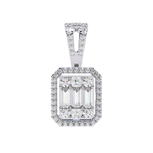 Iced Jewelz Vente Chaude 0.72 Carat Lab Grown Diamond Round Cut Collier avec 10K Rose Gold Wedding Setting IGI Certified - Product Image 5