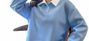 เสื้อฮู้ดลำลองสำหรับผู้หญิง ฤดูใบไม้ร่วง พิมพ์ลายด้านหน้าตามสั่ง เป็นมิตรกับสิ่งแวดล้อม ระบายอากาศได้ดี ไม่หดตัว ผลิตจากผ้าถักผสมสแปนเด็กซ์/คอตตอนบุซับใน - Product Image 6