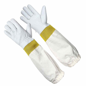 Custom Logo Beekeeping <b>Gloves</b> | Elasticated Secure-Fit Wrist Closure | Factory Direct Supply - Product Image 2