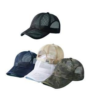 Gorra de camionero de malla de espuma con estampado bordado de hip-hop deportivo de 5 paneles con logotipo personalizado para hombre y mujer - Product Image 5