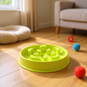 Yommy Slow <b>Feeder</b> Bowl 20cm Pet Food Dish For Dogs <b>Cats</b> - Product Image 3