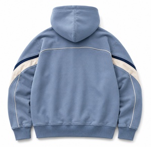 Sudadera con Capucha Unisex Ligera de Algodón/Poliéster, Talla Grande, con Logotipo Personalizado Bordado, Color Sólido, Estilo Pullover, Invierno, Forro Polar Ecológico - Product Image 6