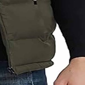 Chaquetas con logotipo y color personalizados para hombre, chaqueta acolchada con cuello alto para clima frío, chaqueta para hombre - Product Image 3