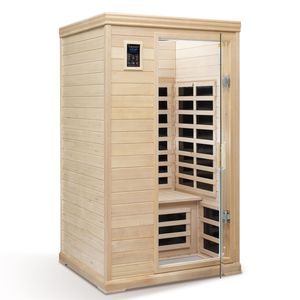 Sauna Interior de Hemlock con Infrarrojos Lejanos para Dos Personas - Product Image 2