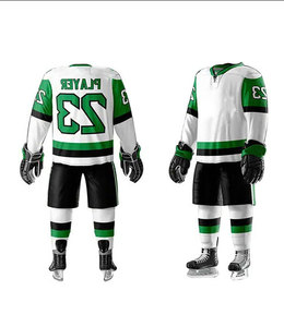 Vêtements de sport personnalisés imprimés, uniforme de hockey sur glace respirant, qualité supérieure, ensemble d'uniformes de hockey sur glace à manches longues - Product Image 4