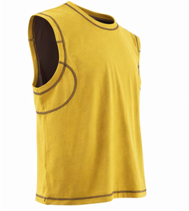 Customized logo Men's Breathable Tank Tops Style Men's Breathable Polyester Cotton Design Tank Tops Singlets for Sports - Product Image 3