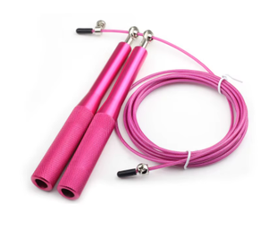 Corde à sauter réglable en alliage d'aluminium avec roulement, 2,5 m, pour exercice à domicile, entraînement physique, unisexe - Product Image 4
