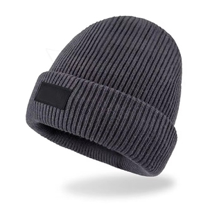 Unisex Solid Color Beanie Hat 100% Acrylic Ribbed Knit <b>Winter</b> <b>Cap</b> Casual Stretch Skull <b>Cap</b> for Adults Wear Available For Sale - Product Image 5