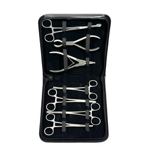 Pince à piercing corporel en acier inoxydable, outil manuel pour percer les oreilles, kit d'outils de piercing corporel, forceps - Product Image 1
