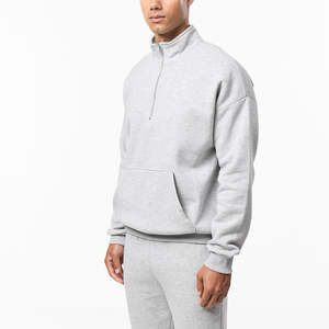 Nouvel ensemble de survêtement pour homme, style mode, décontracté et sportif, deux pièces, avec sweat à capuche à quart de zip et pantalon de survêtement, à rayures latérales, tricoté et imprimé en 3D - Product Image 4