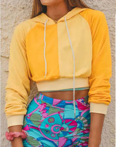 Sudaderas Cortas con Capucha para Mujer, Manga Larga, Ropa Casual, Servicio OEM, Precio Económico, Sudaderas Cortas con Capucha de Moda para Mujer - Product Image 4