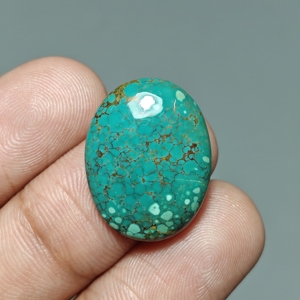 Turquesa Natural de Hubei, Cabujón Ovalado, Gema de Turquesa para Joyería, 22x17x4 mm. 12 Unidades E657 - Product Image 1
