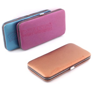 Étuis magnétiques vides de haute qualité pour pince à épiler d'extension de cils en acier inoxydable pointe pointue couleur personnalisée - Product Image 2