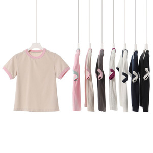 OEM Custom 220 GSM Cotton Womens Baby Tee | Raglan Sleeve Fitted <b>Crop</b> <b>Top</b> | Premium Quality Streetwear T-Shirt Manufacturer - Product Image 2