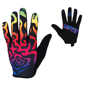 OEM Eco-Friendly Cycling Gloves Full Finger Breathable Fabric <b>Back</b> Non Slip Palm Customized Colors & Logo Bulk Supply - Product Image 3