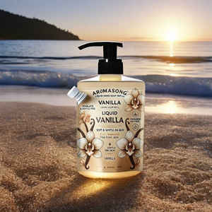 Aromasong - Jabón Líquido para Manos de 16 oz, Recarga, con Sales Minerales, Anti-Acné, Blanqueador, Aroma a Vainilla, Ecológico, Suave como la Seda - Product Image 4