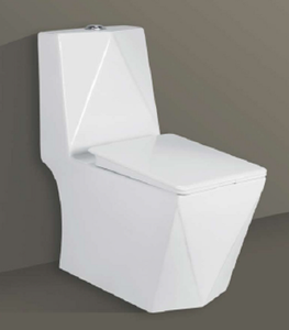 โถสุขภัณฑ์แบบแขวนผนังทรงสี่เหลี่ยมไร้ขอบ รุ่น DELL-5018 พร้อมระบบชำระล้างแบบคู่ สำหรับห้องน้ำในบ้านพักตากอากาศ โรงแรม และโรงเรียน - Product Image 2