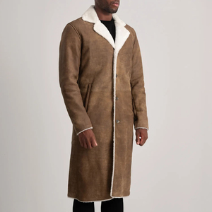 Manteau en cuir premium pour homme, vêtement d'hiver en fourrure de haute qualité, fournisseur en gros, veste en fourrure durable pour homme, meilleure qualité ODM - Product Image 2