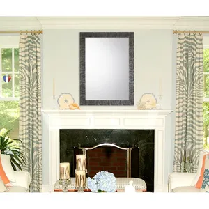 Miroir mural en métal fait main de qualité supérieure, miroir décoratif contemporain de luxe pour la maison, le bureau, la chambre, l'entrée, le couloir - Product Image 6