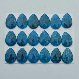 ลูกแพร์อะพาไทต์นีออนธรรมชาติ10มม. 14มม. 18มม. 20มม. พลอยอะพาไทต์ - Product Image 3