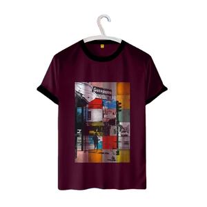 เสื้อยืดกอล์ฟผู้ชายไซส์ใหญ่ ผ้าคอตตอน/โพลีเอสเตอร์ พิมพ์ลายแบบซับลิเมชั่น แห้งเร็ว พร้อมโลโก้บริษัทตามสั่ง - Product Image 2