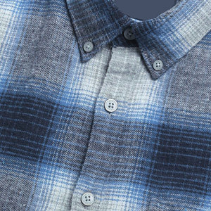 Camisas de Franela Casuales Clásicas para Hombre, 100% Algodón, Manga Larga, Cierre de Botones, Transpirables, Ecológicas, de Secado Rápido, al por Mayor - Product Image 6
