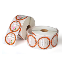 Autocollants décoratifs en vinyle de luxe autocollants avec boîte cadeau gratuite pour étiquettes d'expédition cosmétiques