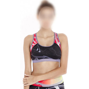Soutien-gorge de sport respirant pour femme, imprimé par sublimation, qualité supérieure, service OEM, nouveau design, best-seller, pour yoga et fitness. - Product Image 1
