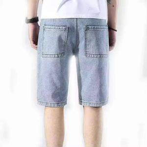 Shorts en jean classiques industriels pour hommes – Qualité supérieure, style décontracté d'été avec poches – Prêts à l'exportation - Product Image 3