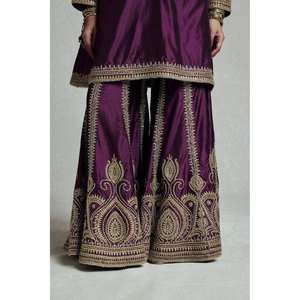 Conjunto de traje de trabajo con bordado de lentejuelas de talla XL para mujer, ropa de fiesta para un aspecto elegante - Product Image 4