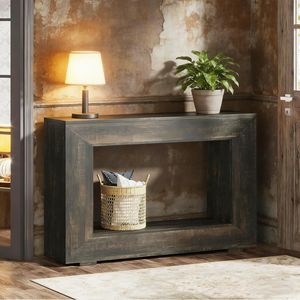 Consolle Rustica in Legno Stile Fattoria con Vano Contenitore per Ingresso o Divano - Categoria Prodotti: Consolle - Product Image 1