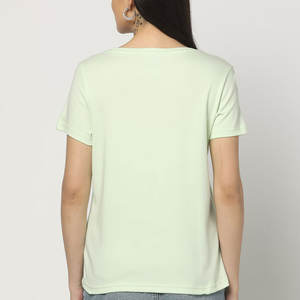 Camiseta de Verano para Mujer, Estilo Holgado y Elegante, Cuello Redondo Clásico, Manga Corta, para Uso Diario, 2026 - Product Image 3