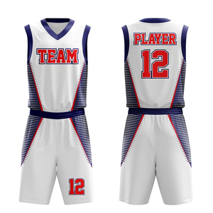 Custom Team Basketball Jersey Uniform Set 100% Polyester Anti-Bacterial <b>Athletic</b> Fit Summer Wholesale Unisex Plus Size Quick Dry - Product Image 5