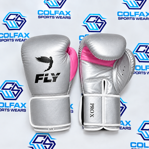 Gants de boxe Fly Prox 14 oz en cuir avec fermeture auto-agrippante pour adultes, équipement d'entraînement de haute qualité, designs de logo personnalisés, professionnels et légers - Product Image 3