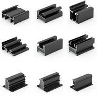 Portes et fenêtres extérieures robustes en alliage d'aluminium Tien Dat Aluminium T&D Série 6000, surface anodisée, tempérage T3-T8, modèle TD07