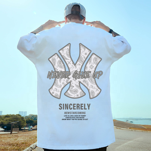 เสื้อยืดสำหรับผู้ชายเสื้อยืดผ้าฝ้าย100พิมพ์ลายโลโก้ทรงไข่สั่งพิมพ์ลายได้ทั้งชายและหญิง - Product Image 2