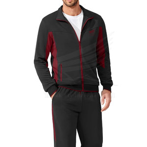 Survêtement zippé pour homme, décontracté, hiver, uni, 100% coton, léger, confortable, adapté à une utilisation toute la journée, personnalisable - Product Image 2