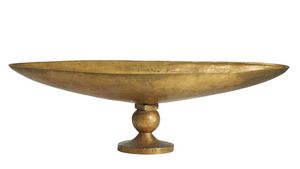 Meilleures ventes : Bols de service à fruits de luxe personnalisés en aluminium poli durable, avec support en forme de cerf finition or antique, pour événements - Product Image 6