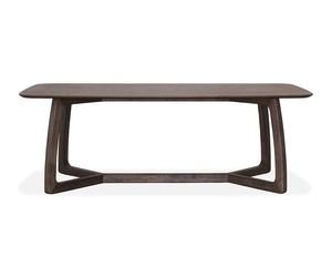 โต๊ะอาหารดีไซน์ทันสมัย Flavio ทำจากไม้สักแท้คุณภาพสูงสำหรับใช้ในห้องรับประทานอาหาร - Product Image 5