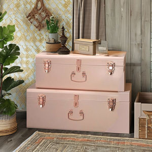 ชุดกล่องเก็บของโลหะโบราณ 2 ชิ้น - Product Image 6