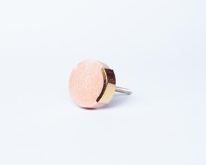 Boutons muraux ronds minimalistes en marbre, personnalisés, en agate de luxe polie, faits à la main, pour la décoration intérieure - Product Image 4