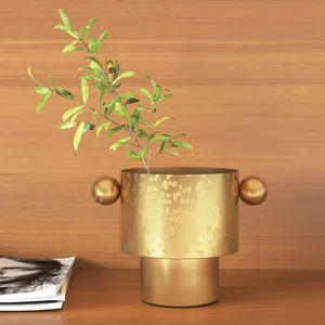 Florero Moderno Hecho a Mano de Aluminio, Centro de Mesa Decorativo Premium para Comedor, Sala de Estar, Dormitorio, Hogar de Lujo - Product Image 6